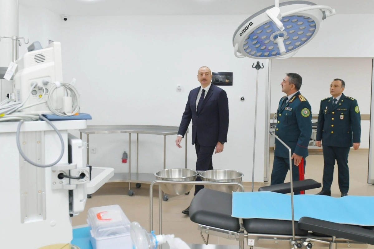 İlham Əliyev Bakıda DSX-nin yeni hərbi hospital kompleksinin açılışında iştirak edib - YENİLƏNİB + FOTO/VİDEO